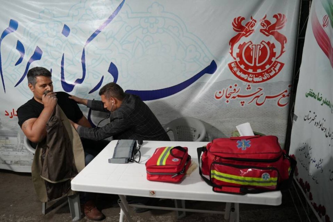 خدمت‌رسانی گروه جهادی شهدای صنعت مس در رفسنجان