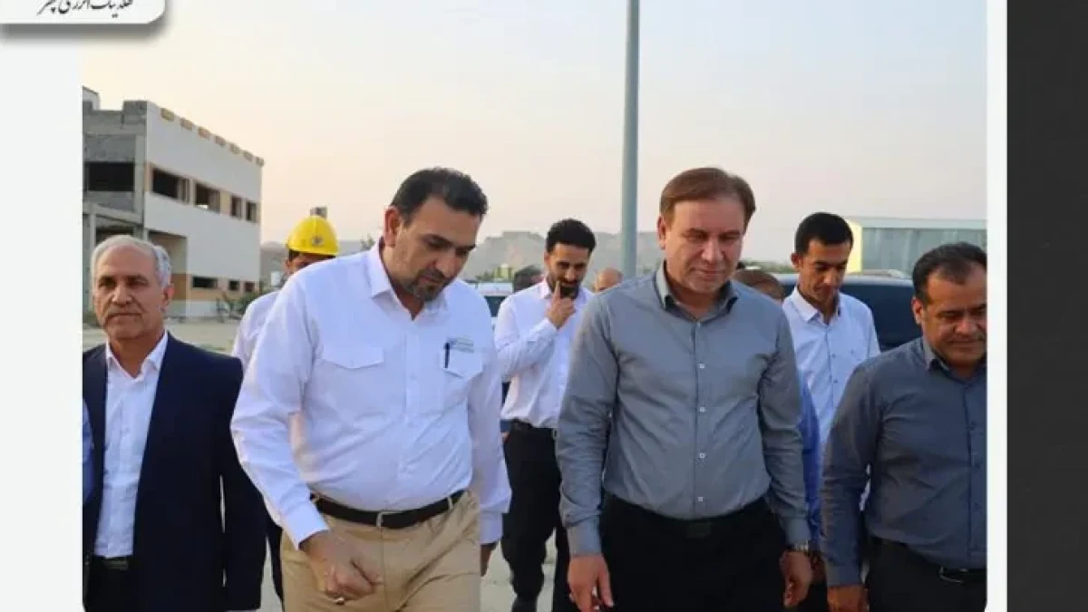 بازدید استاندار بوشهر از پروژه راهبردی پتروشیمی سیراف انرژی؛ تأکید بر تسریع روند اجرا و توسعه سرمایه‌گذاری