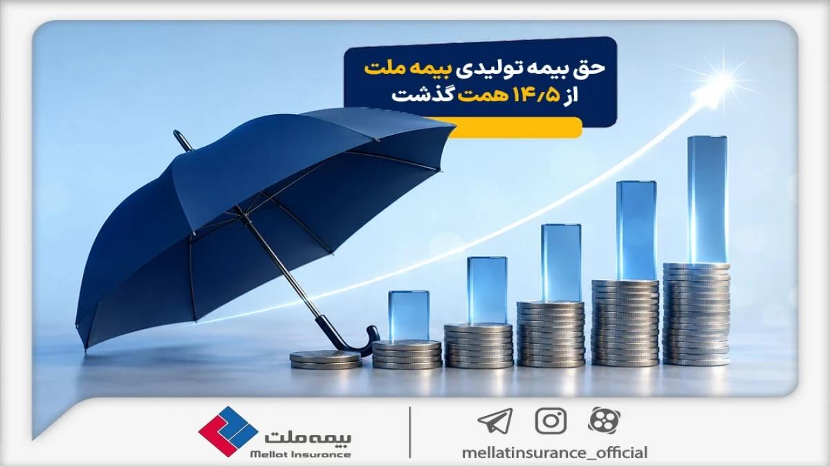 حق بیمه تولیدی بیمه ملت در چهار ماه نخست امسال از 14.5 همت گذشت