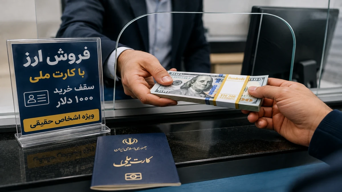 دلار بانکی بخریم یا نه؟ سود خرید ۱۰۰۰ دلار با کارت ملی + محاسبه دقیق