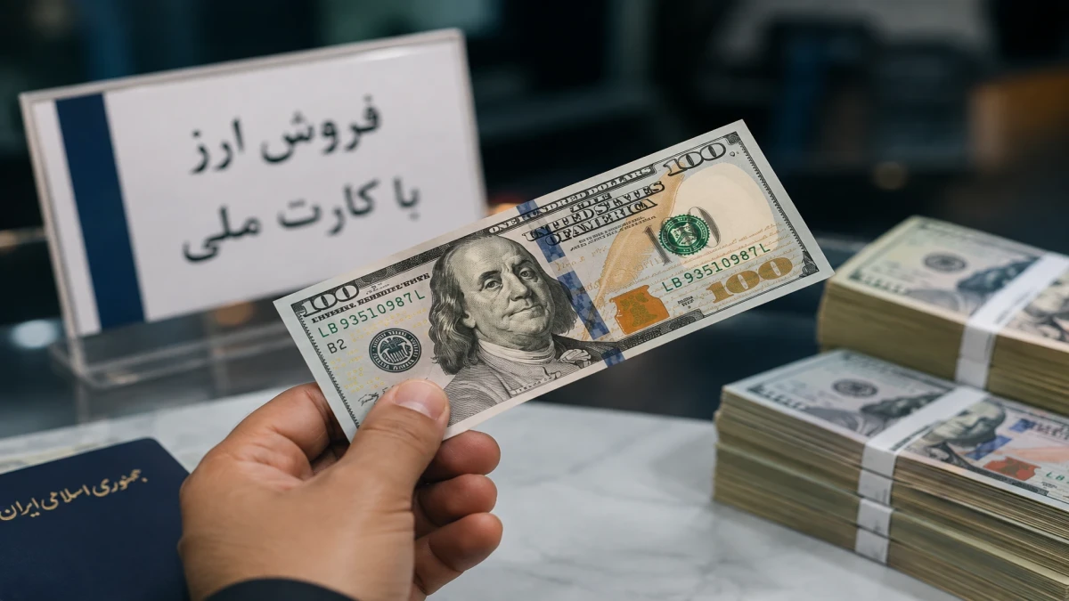 قیمت دلار با کارت ملی | ۱۰۰۰ دلار امروز چند می‌شود و چقدر سود دارد؟
