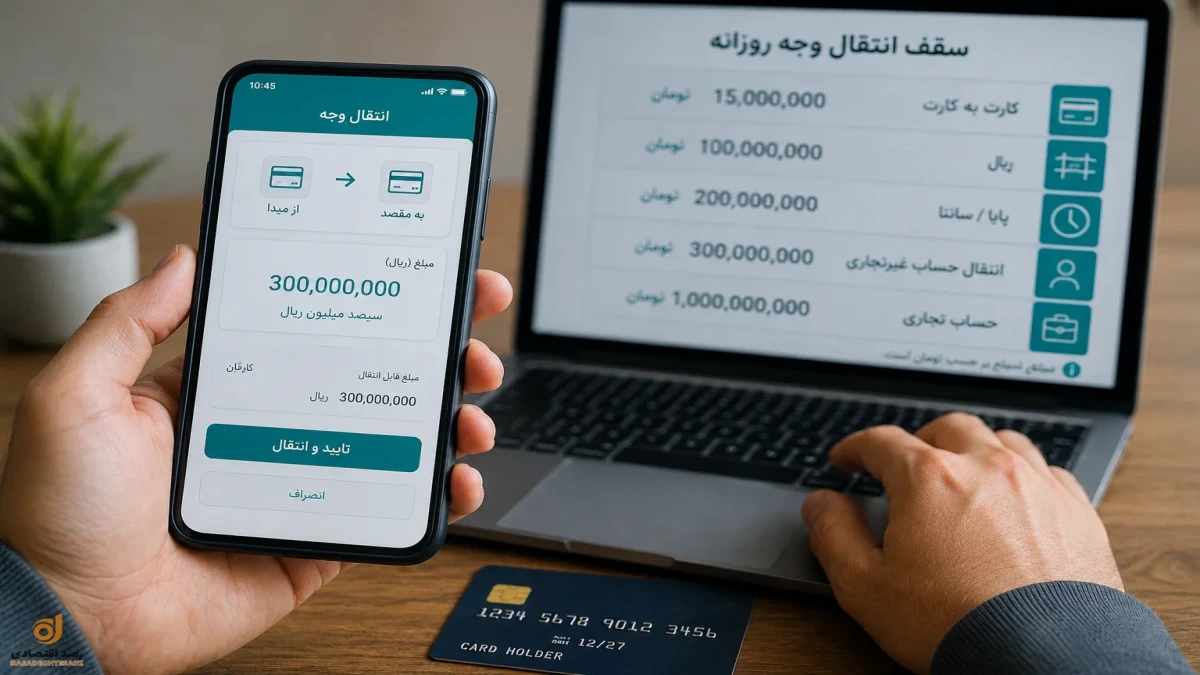 در یک روز چقدر پول می‌توانیم انتقال بدهیم؟ + آموزش انتقال حداکثری