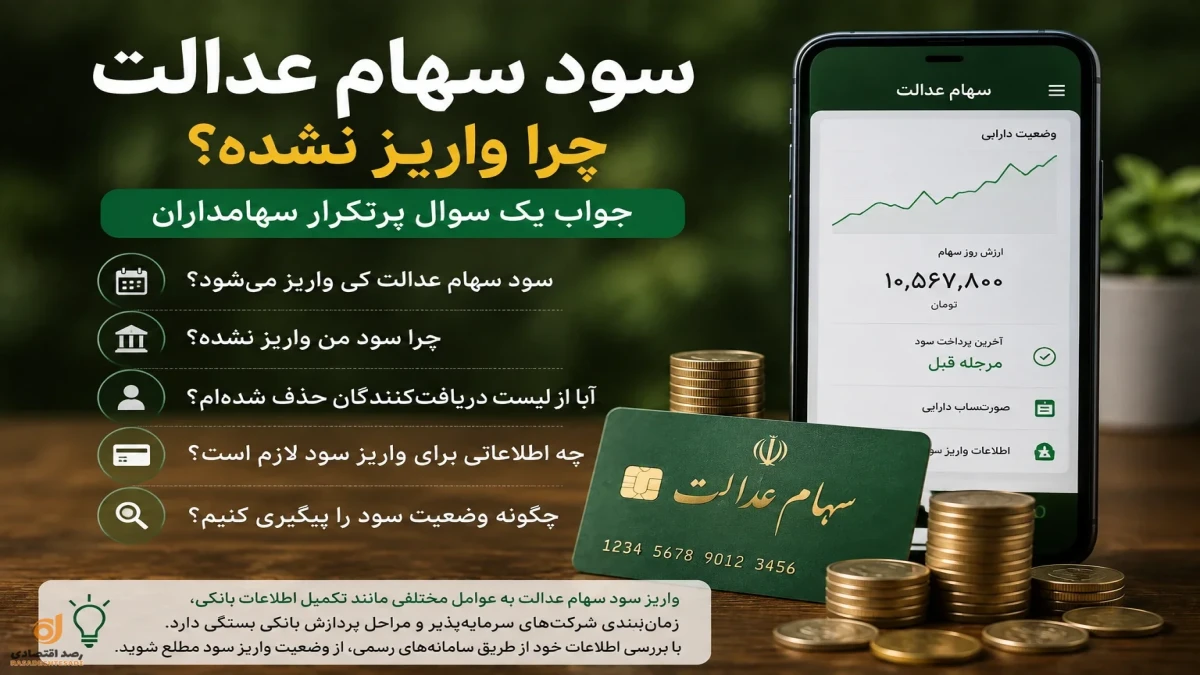 سود سهام عدالت تا امروز نیامده؛ آیا حذف شده‌ایم؟ + روش پیگیری