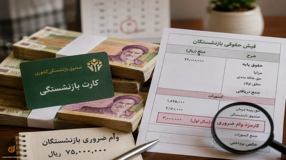 ۳ میلیون تومان از حقوق بازنشستگان کم شد؛ چرا؟ | ماجرای کسر جدید