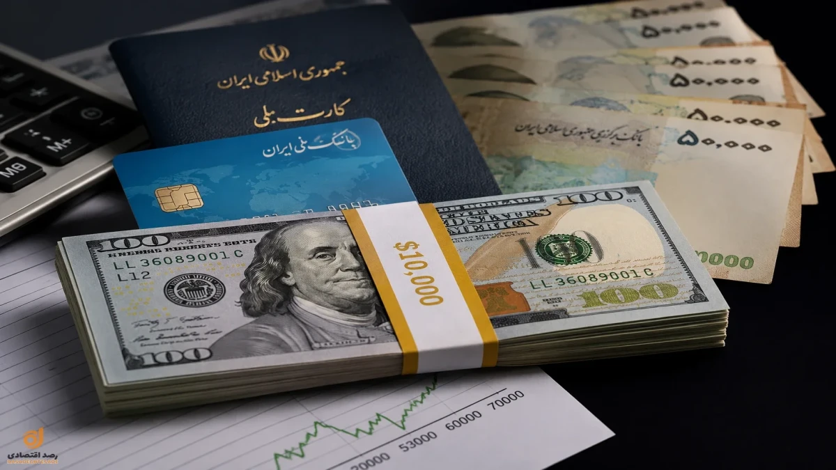 قیمت دلار بانکی با کارت ملی امروز دوشنبه؛ ۱۰۰۰ دلار چند می‌شود ؟ + جدول