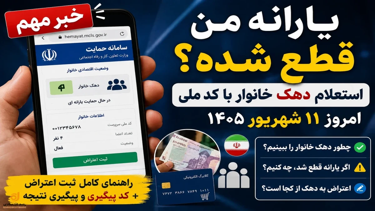 یارانه من قطع شده ؛ اعتراض را کجا ثبت کنم؟ + استعلام دهک