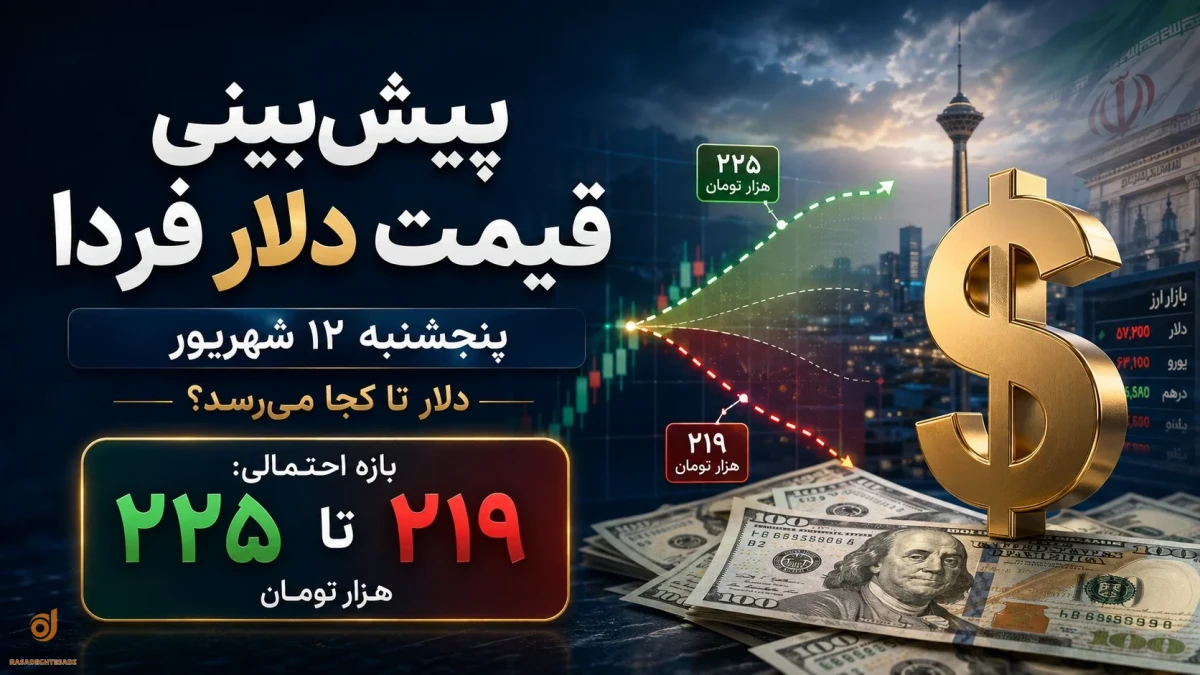 پیش بینی قیمت دلار پنجشنبه ۱۲ شهریور + جزئیات