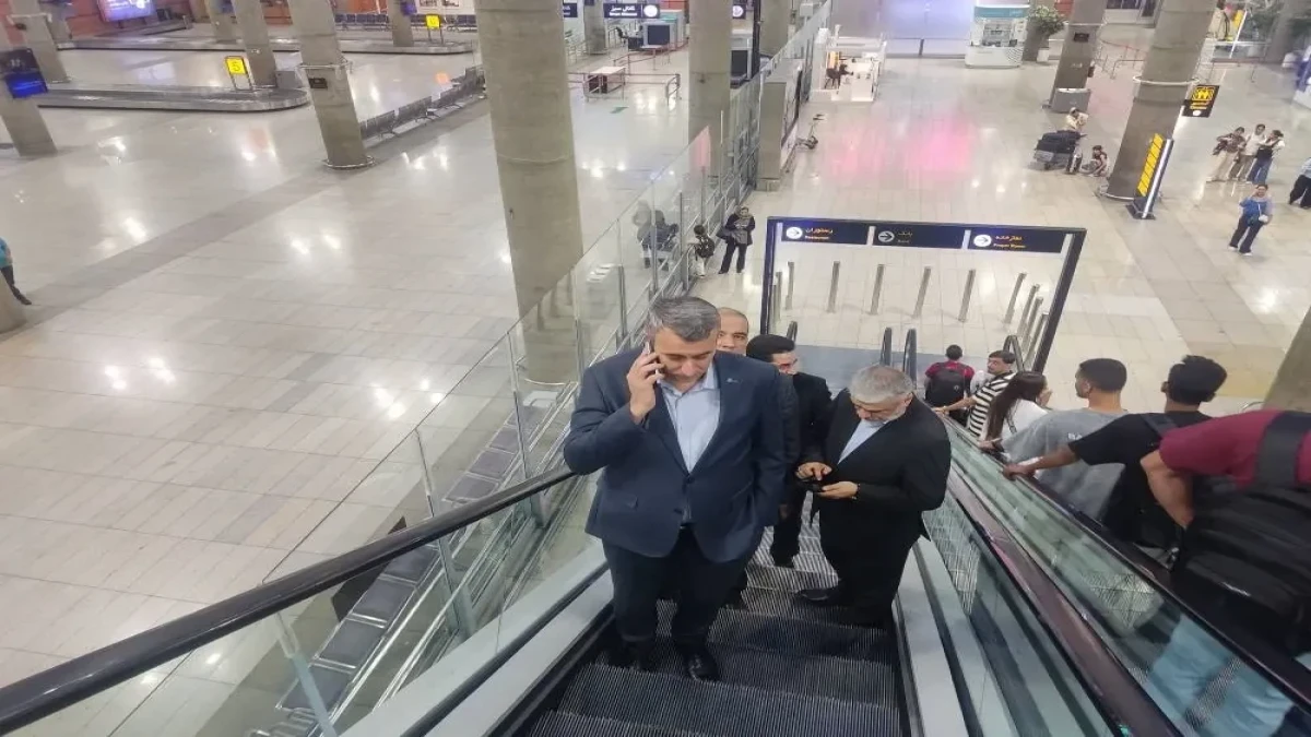 حضور میدانی مدیرعامل شهر فرودگاهی امام خمینی(ره) در ترمینال شماره یك برای نظارت بر فرآیند اعزام و پذیرش مسافران