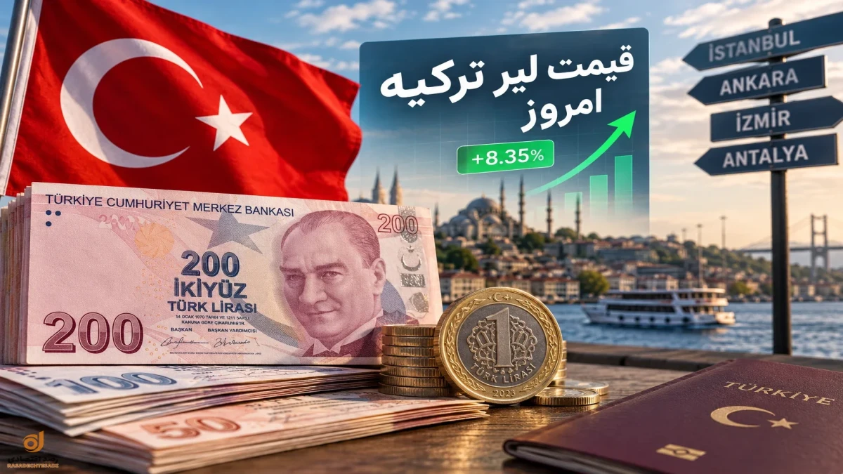 قیمت لیر ترکیه امروز جمعه ۱۳ شهریور ۱۴۰۵ + جدول تغییرات