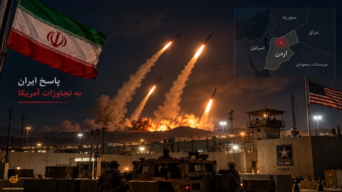 خبر فوری حمله ایران به پایگاه‌های آمریکا در اردن