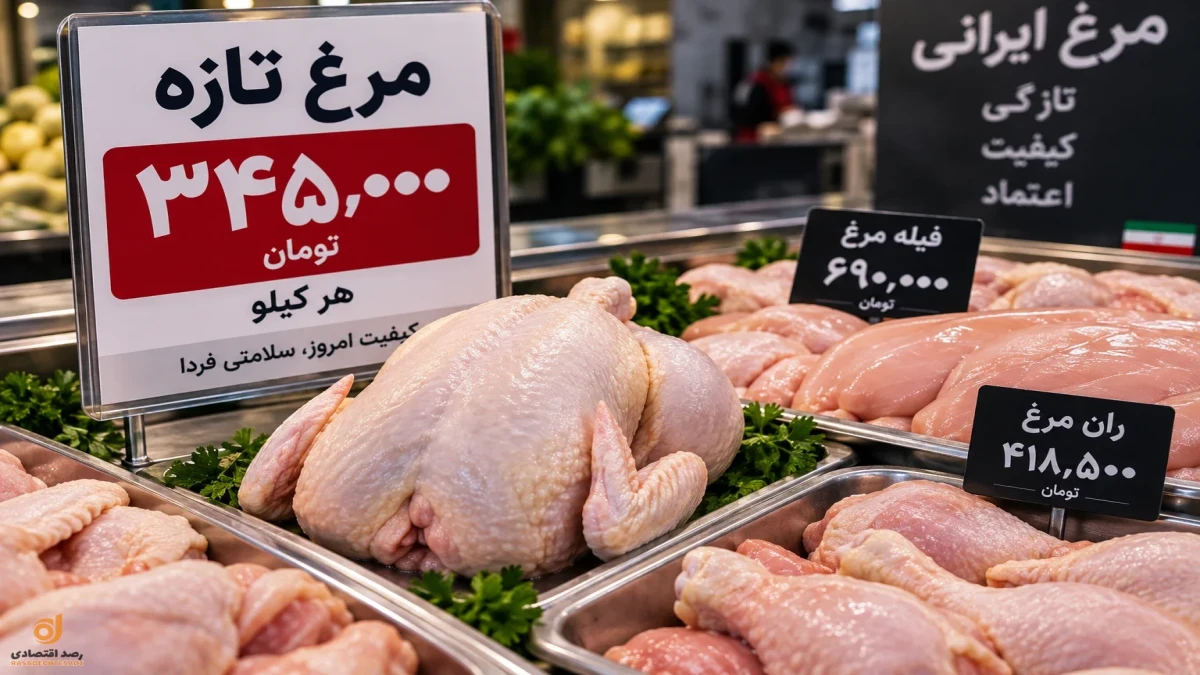 قیمت مرغ امروز ۱۴ شهریور + جدول