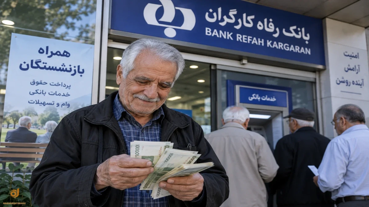 واریزی جدید بانک رفاه برای بازنشستگان | معوقات چه کسانی پرداخت شد؟