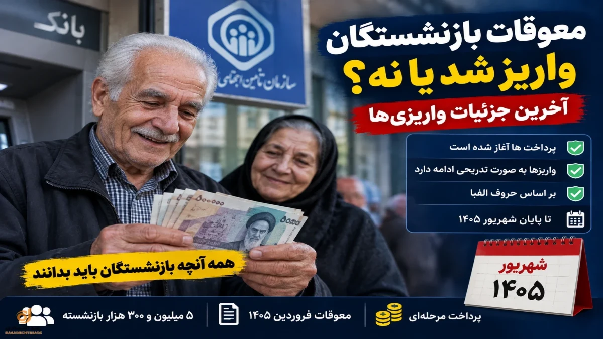 آخرین اخبار در مورد معوقات بازنشستگان | پاسخ تأمین اجتماعی به ابهام واریزی‌ها