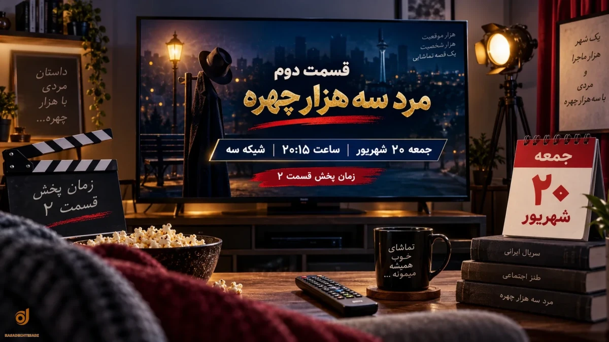 قسمت دوم مرد سه هزار چهره کی پخش می‌شود؟ زمان دقیق پخش و تکرار قسمت ۲