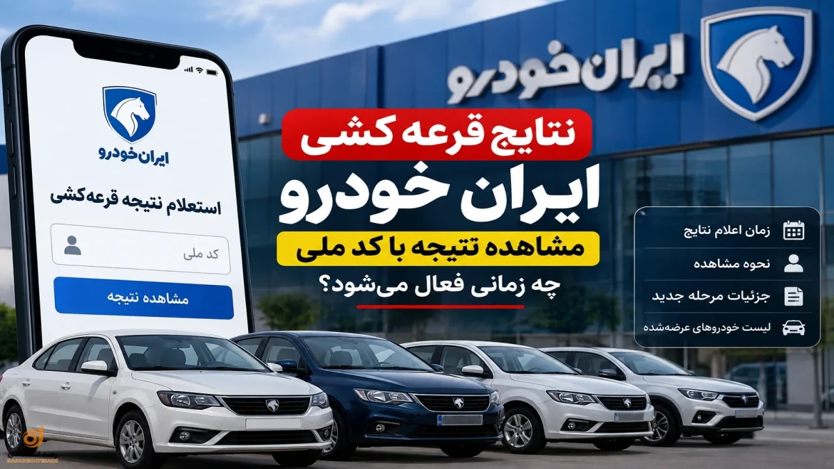 زمان اعلام نتایج قرعه کشی ایران خودرو + جزئیات کامل