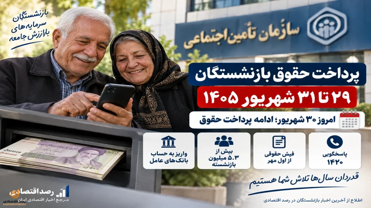 حقوق بازنشستگان | اگر مبلغ کمتری واریز شد چه کنیم؟ + جدول زمان پرداخت