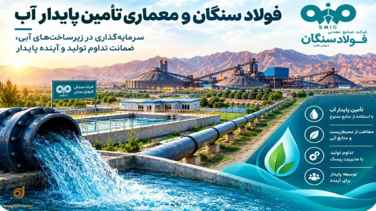 فولاد سنگان و معماری تأمین پایدار آب