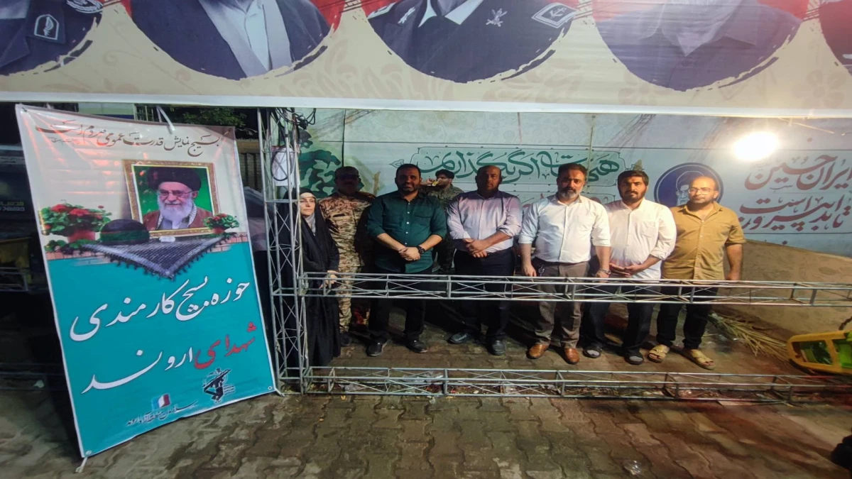 برپایی ایستگاه صلواتی شهید دریابان علیرضا تنگسیری
