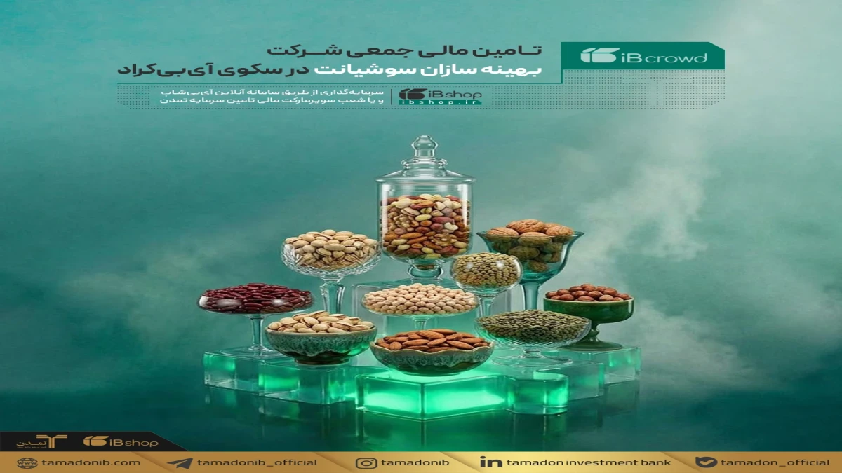 تامین مالی جمعی شرکت بهینه سازان سوشیانت در سکوی آی‌بی‌کراد