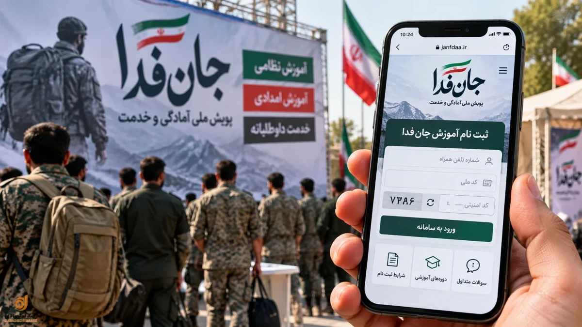 ثبت‌نام تکمیلی جان‌فدا ۲۳ مهر ۱۴۰۵ + راهنمای ۲ روش ثبت‌نام