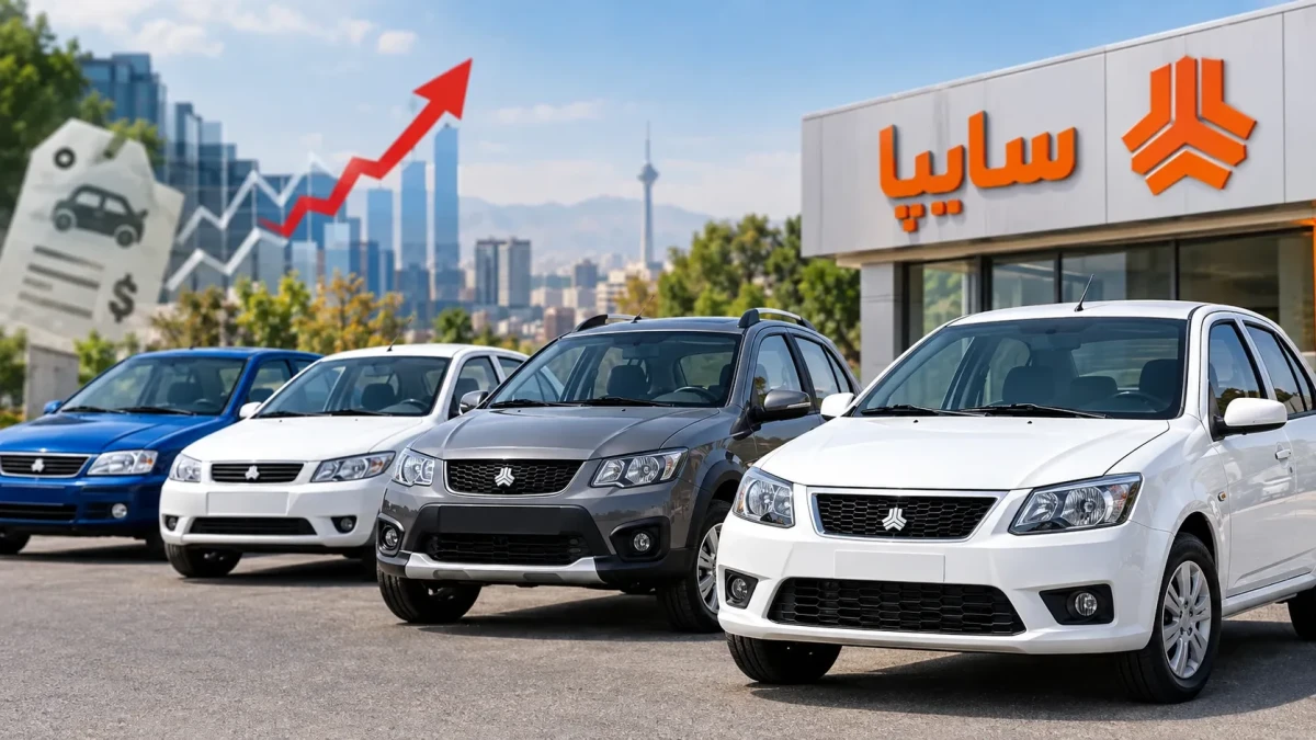 فروش سایپا امروز ؛ ثبت‌نام از ۶۰۶ میلیون تومان + جدول قیمت و زمان تحویل خودروها