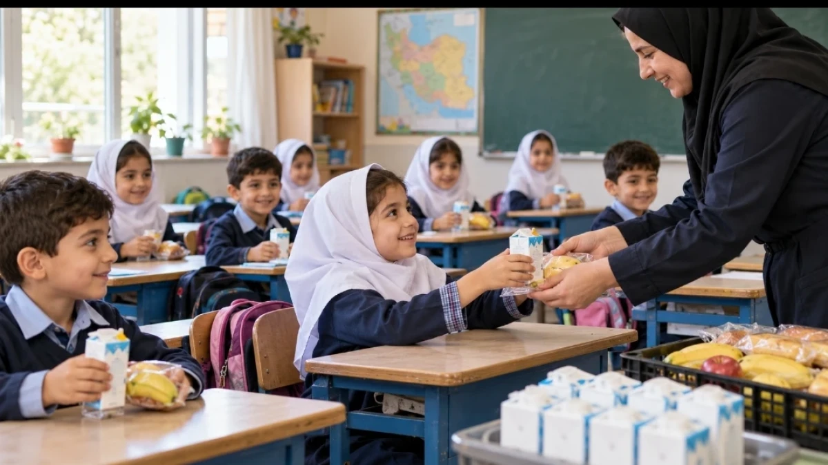 خبر فوری ۲۹ مهر ۱۴۰۵؛ ۶۰ نوبت شیر و تغذیه رایگان برای دانش‌آموزان | کدام مدارس مشمول شدند؟