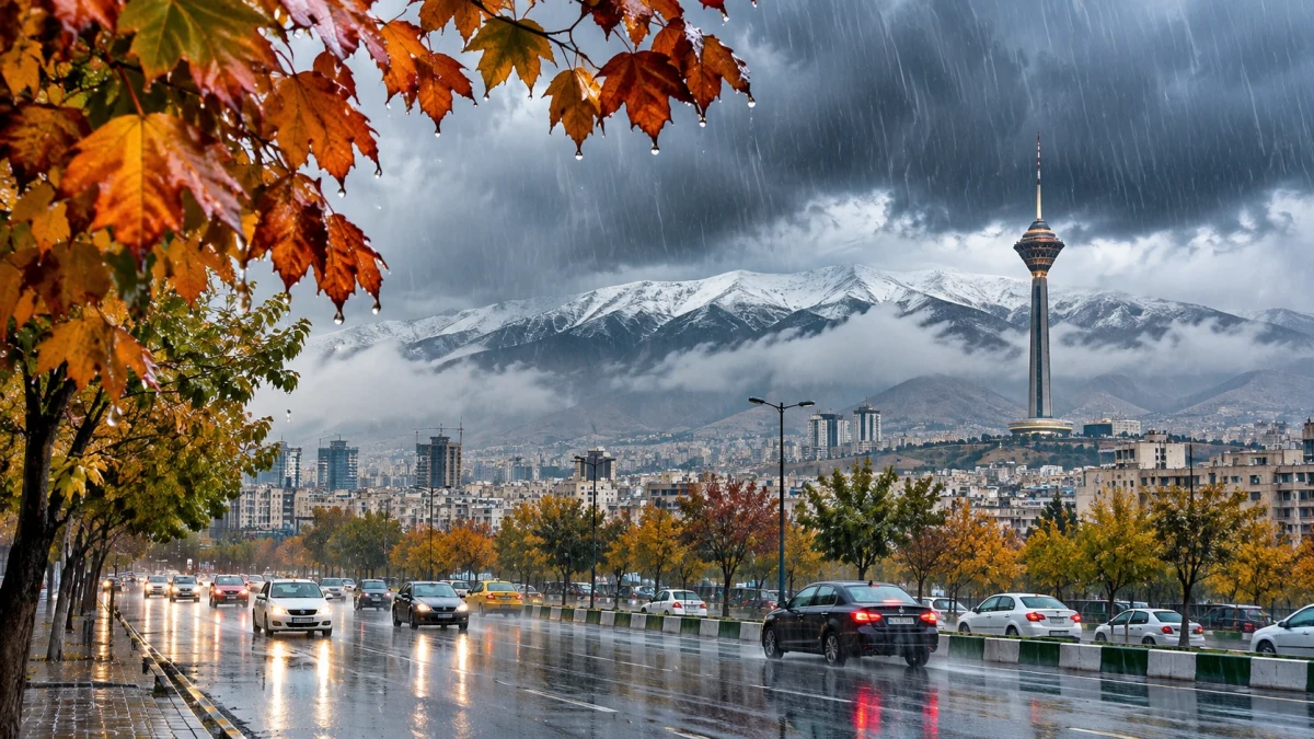 هشدار هواشناسی برای فردا ۶ آبان؛ باران و رعدوبرق در ۳ پهنه کشور | تهران غبارآلود می‌شود؟ + جدول استان‌ها