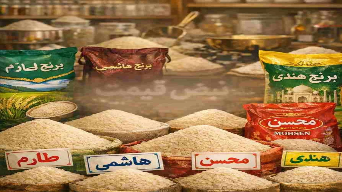 قیمت برنج ایرانی امروز ۸ آبان ۱۴۰۵؛ خرید ۱۰ کیلو برنج چقدر آب می‌خورد؟ + جدول