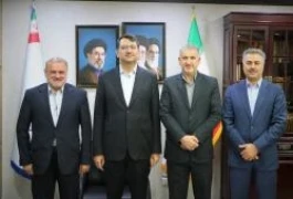 سرپرست مدیریت عامل بانک سرمایه با رئیس سازمان منطقه آزاد کیش دیدار کرد