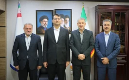 سرپرست مدیریت عامل بانک سرمایه با رئیس سازمان منطقه آزاد کیش دیدار کرد