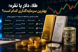 طلا، دلار یا نقره؛ بهترین سرمایه‌گذاری کدام است؟ | سود ۱۰۰ میلیون تومان در یک ماه