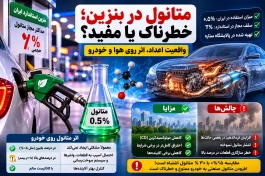 متانول در بنزین؛ موتور خودرو را خراب می‌کند یا هوا را آلوده؟