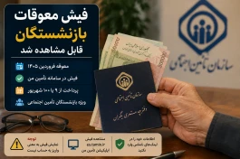 فیش معوقات بازنشستگان تأمین اجتماعی فعال شد | واریز از چه تاریخی؟