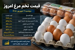 قیمت تخم مرغ امروز؛ شانه ۳۰ عددی چند شد و از کجا ارزان‌تر بخریم؟