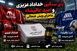 جزئیات رأی سنگین خداداد عزیزی و امید عالیشاه | ماجرای ویس جنجالی