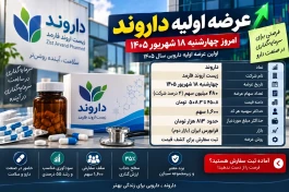 جزئیات عرضه اولیه امروز ۱۸ شهریور؛ اطلاعات مهم جهت خرید داروند