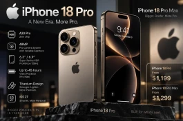 قیمت آیفون ۱۸ پرو مشخص شد؛ iPhone 18 Pro و Pro Max + مشخصات و قیمت احتمالی در ایران