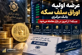 اوراق سلف سکه بانک مرکزی | «عسکه۲» از ۲۱ شهریور وارد بازار شد + قیمت و سود