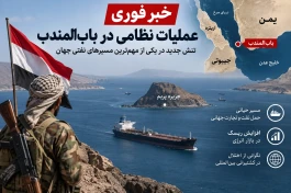خبر فوری از باب‌المندب؛ عملیات نظامی در مسیر نفتی جهان
