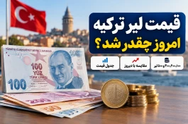 قیمت لیر ترکیه امروز سه‌شنبه ۲۴ شهریور | ۱۰۰ و ۱۰۰۰ لیر چند + جدول