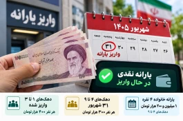 یارانه شهریور ۱۴۰۵ چه زمانی واریز می‌شود؟ + جدول مبلغ خانوار