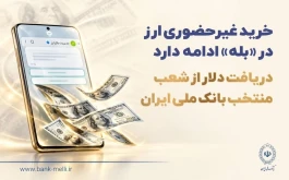 خرید غیرحضوری ارز در «بله» ادامه دارد