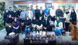 بازدید دانشجویان دانشکده اقتصاد دانشگاه علامه‌طباطبایی از صندوق قرض‌الحسنه شاهد